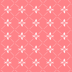 Quilted Snowflake in Gumdrop Pink