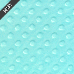 Minky Dimple Dot in Aqua