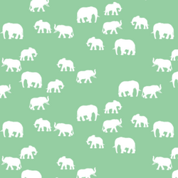 Elephant Silhouette in Sprout