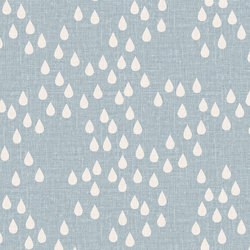 Rain Drops in Light Blue