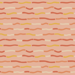 Heat Waves in Sunkissed Pink