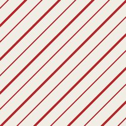 Peppermint Stripe in Christmas Red