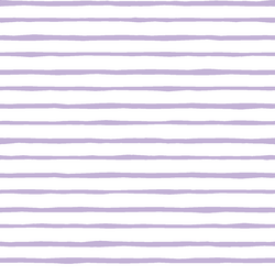 Artisan Stripe in Lilac on White