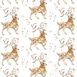 Reindeer in Silent Night