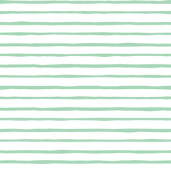 Artisan Stripe in Seaglass on White