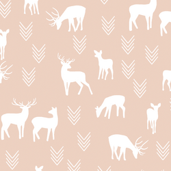 Deer Silhouette in Shell