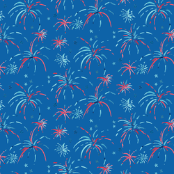 Fireworks in True Blue