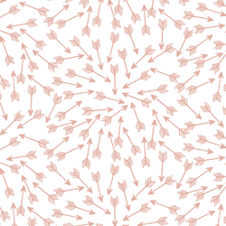 Arrows in Quartz on White