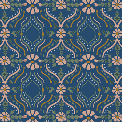 Painted Damask in Lake