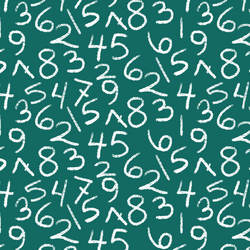 Tossed Numbers in Emerald