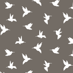 Hummingbird Silhouette in Stone