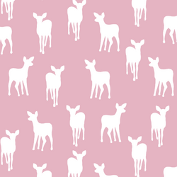 Fawn Silhouette in Carnation