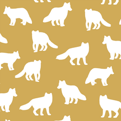 Fox Silhouette in Straw