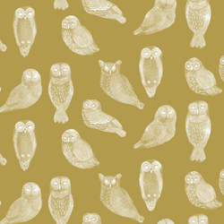 Snowy Owls in Gold