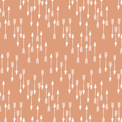 Little Arrows in Peach