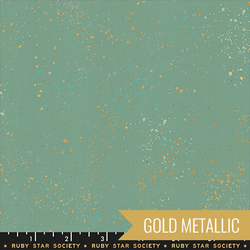 Speckled in Metallic Soft Aqua