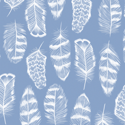 Plume in Cornflower