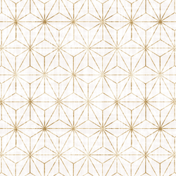 Star Geo in White and Gold