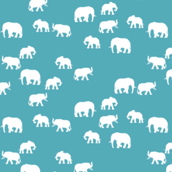 Elephant Silhouette in Lagoon