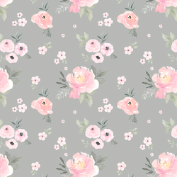 Small Sweet Blush Roses in Pebble