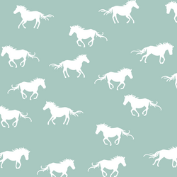 Horse Silhouette in Aspen