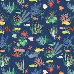 Ocean Floor in Deep Ocean