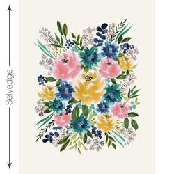 Middaugh Quilt Panel in Ivory