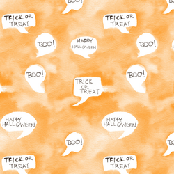 Hello Halloween in Apricot
