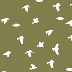 Flock Silhouette in Jungle