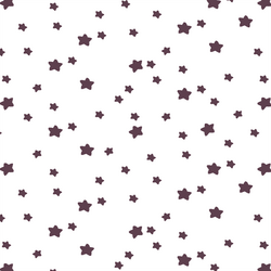 Star Light in Raisin on White