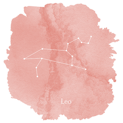 Leo Sign Panel in Tulip