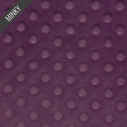 Minky Dimple Dot in Plum
