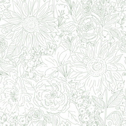 Paperie in Dusk Green on White