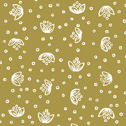 Scatter Floral in Gold