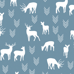 Deer Silhouette in Marine