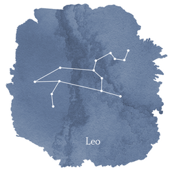 Leo Sign Panel in Midnight