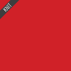 Solid Knit in Scarlet