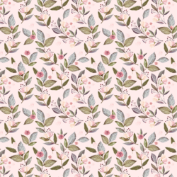 Little Tossed Floral in Soft Blush