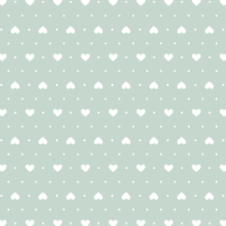 Heart Dots in Spearmint