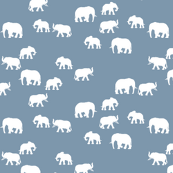 Elephant Silhouette in Dusk