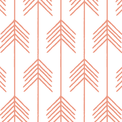 Vanes in Grapefruit on White