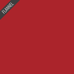 Flannel Solid in Ruby