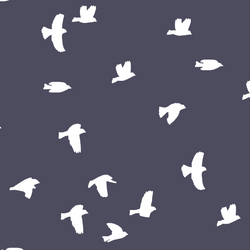 Flock Silhouette in Ink