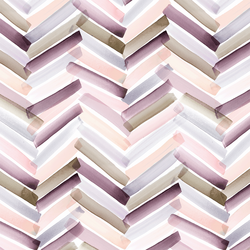 Watercolor Chevron in Autumn Blush