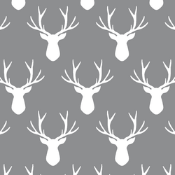 Stag Silhouette in Smoke