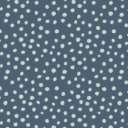 Small Modern Polka Dot in Pacific Blue