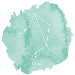 Libra Sign Panel in Succulent