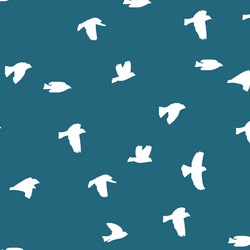 Flock Silhouette in Topaz