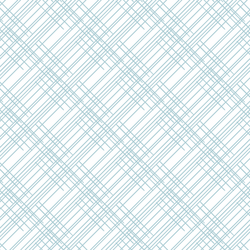Thatched in Powder Blue on White