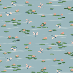 Lily Pads in Spring Pond